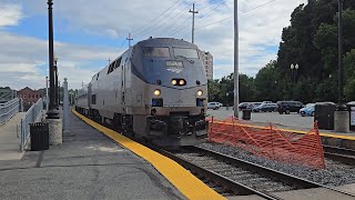 Friendly Conductor Amtrak P685 NB 71224 434PM [upl. by Gerfen]