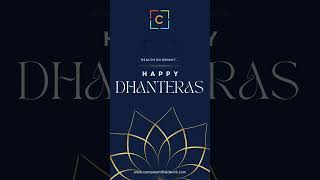 quotLets light up the world one diya at a time Happy DhanterasquotCFR HappyDhanteras DiwaliBlessings [upl. by Ailliw]