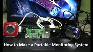 Portable Monitoring System using Raspberry Pi 2 USB Camera [upl. by Editha725]