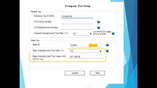 ezPaycheck Edit Company Tax Settings [upl. by Terraj615]