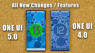 Samsung One UI 50 vs One UI 41 40  50 Changes New Features and Hidden Features [upl. by Norton897]