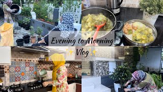 Evening to Morning Vlog  Cooking  Gardening and more 😍 Tastetours by Shabna Hasker [upl. by Previdi]