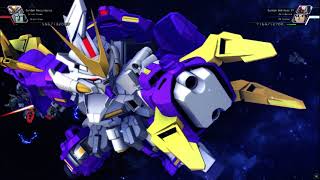 SD Gundam Cross Rays  G Unit The Man With The Silver Mask [upl. by Zinah416]