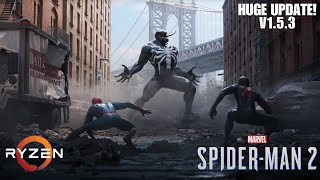 SpiderMan 2 PC PORT v153  RYZEN 7600 RX 6800 [upl. by Midas]