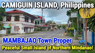 CAMIGUIN ISLAND PHILIPPINES  Mambajao Town Proper  Walking Tour  Small Peaceful Island Province [upl. by Olivie]