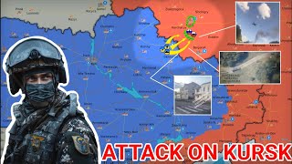 Ukrainian forces attacked the Russian region of Kursk 6 August 2024 [upl. by Iroc]