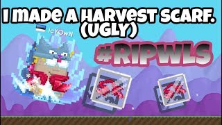 growtopia making the new harvest scarf very ugly [upl. by Raffo]