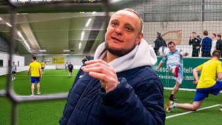 Action in der Soccerhalle  FUSSBALL CHALLENGE mit Torben [upl. by Yliab]