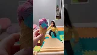 Ice cream prank on daughter 😱🍦👧🏻❤️🤣✅🌈🚀 [upl. by Om]