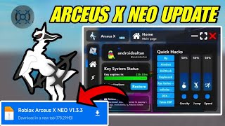 Roblox Arceus X New Update v133 🔥 Arceus X Neo  Fluxus Executor amp Delta  Arceus X Atualizado [upl. by Llib]