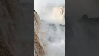 IGUAZU FALLS  BRAZIL THE MOST BEAUTIFUL WATERFALLS IN THE WORLD  iguazufalls iguazu brazil [upl. by Aiveneg]