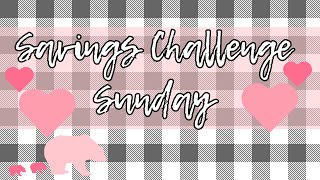 Savings Challenge Sunday  savingmoney savingschallenges [upl. by Tereve]