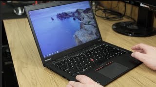 Lenovo ThinkPad X1 Carbon Ultrabook Hands On Review [upl. by Chris702]