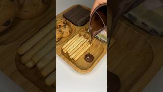 Filling platter with cookies and chocolates 🍫  asmr shorts [upl. by Rebeh]