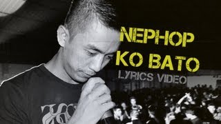 Laure  Nephop ko bato Lyrics video [upl. by Ahsienauq184]