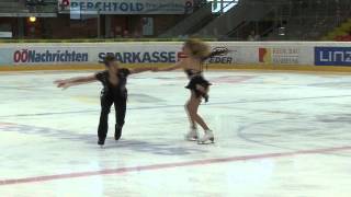 14 G PAPADAKIS  G CIZERON FRA  ISU JGP Austria 2012 Junior Ice Dance Free Dance [upl. by Swift937]