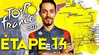 TOUR DE FRANCE 2022  ÉTAPE 14  SAINTÉTIENNE › MENDE [upl. by Zasuwa]