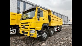 SINOTRUK HOWO 8X4 DUMP TRUCK 12 WHEELS FOR SALE [upl. by Ledarf]