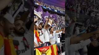 20000 Real fans singing HALA MADRID y nada mas I Champions League Final Paris 2022 [upl. by Winters374]