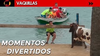 MOMENTOS DIVERTIDOS CON VACAS BRAVAS DEL AÑO 2018 😂😅 [upl. by Bore464]