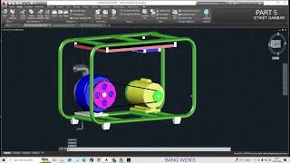 Design Etiket per part Autocad IESTF UNSIKA 2024 [upl. by Lipman]