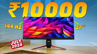 Top 5 Best Monitor Under 10000🔥Gaming Editing Productivity🔥Best Monitors Under 10000 In India 2024 [upl. by Ennovihc271]