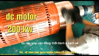 How To Repair Dc Motor IMPORTANT Step In Rounding The Commutator [upl. by Edan]