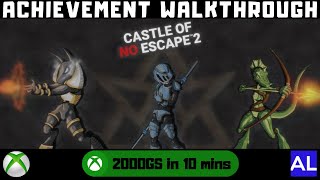 Castle of No Escape 2 Xbox One Achievement Walkthrough [upl. by Paapanen741]