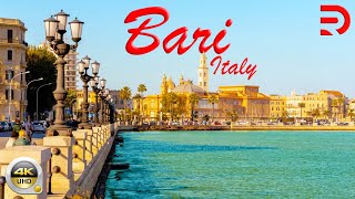 Bari  Italy  Exploring The Beautiful Seafront of Bari to the Heart of The City  4K  UHD [upl. by Hsur766]