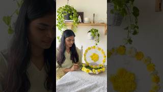 DIY PasupuHaldi platter haldiceremony haldidecor weddingdecor haldiplatter [upl. by Assisi521]