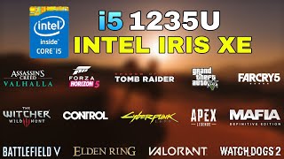 i5 1235U  Intel Iris Xe Graphics  Test in 14 Games in 2022  HP Pavilion 15 [upl. by Deehahs]