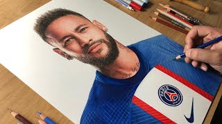 Drawing Neymar  Timelapse  Artology [upl. by Alexandra]