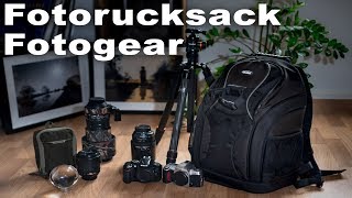 Fotorucksack Rollei  mit Fotoausrüstung [upl. by Stoat]