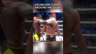 Kickboxer turns his back midfight and gets brutally knocked out [upl. by Dorcas]