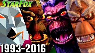 Evolution of Andross Battles in Star Fox Games 19932016 [upl. by Tireb]