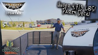 HalfTon Towable Toy Hauler  2024 Wildwood FSX Platinum 175RTKX [upl. by Haizek812]