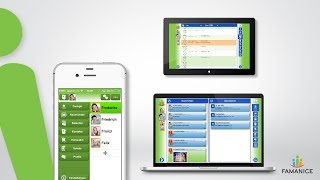 Die App mit Familienkalender FamilienChat Einkaufslisten Familienplaner [upl. by Westphal290]