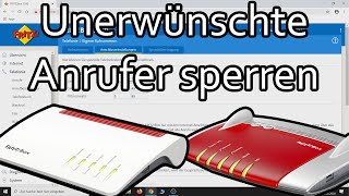 Fritzbox  Telefonbuch für unerwünschte Anrufer anlegen und Nummern sperren [upl. by Marjory]