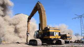 Powerplant demolition in Mol B  De Meuter Afbraakwerken [upl. by Alhak686]