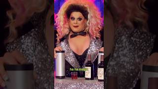 Rupaul’s Drag Race  The shot glass with the bottle rupaulsdragrace shorts [upl. by Claybourne358]