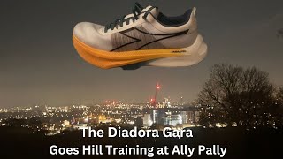 Diadora Gara Carbon  Hill Training at Ally Pally [upl. by Nnylyak650]