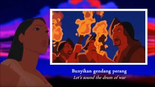 HQ Pocahontas  Savages Malay Lyrics and Translation SampT [upl. by Ardnoik826]