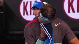 Rafael Nadal Australian Open Injury [upl. by Gillie]