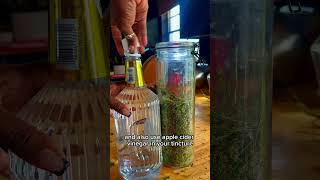 How to Make A Tincture herbal medicine [upl. by Avert]