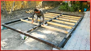 Building Amazing DIY Wood Cabin Step by Step  Tiny Home  WoodWorkerenginbircan [upl. by Crystie]