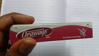 Oraways mouth ulcer paste छालेघाव व गुटका खाने की वजह से अल्सर मे लाभदायक [upl. by Tadich]