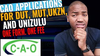 How to apply for admission at DUT MUT UKZN and UNIZULU online for 2023  CAO Online Applications [upl. by Mw993]