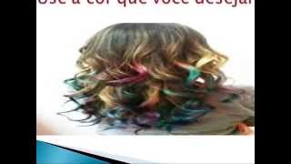 Como fazer mechas californianas tutorial passo a passo fazer mecha californiana em casa [upl. by Hassi]