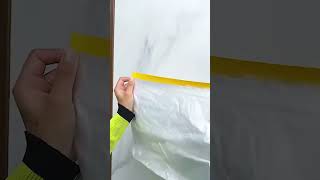 PreTaped Masking Plastic Tape and Drape Paper for Covering Skirting Frames [upl. by Gridley280]