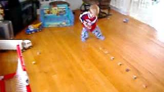 2 years old future hockey star [upl. by Mae]